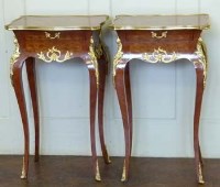 Lot 770 - Pair of French side tables.