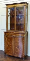 Lot 775 - Fine quality Victorian mahogany display cabinet
