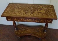 Lot 777 - Dutch marquetry side table