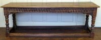 Lot 791 - 17th century style refractory table (partly constructed from old wood)