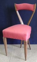 Lot 824 - 1950's design single chair   with shaped ash