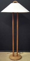 Lot 839 - Danish 1970's design teak standard lamp