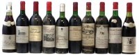 Lot 105 - Mixed lot of ten wines