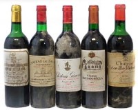 Lot 108 - Five mixed wines   to include Chateau Pichon
