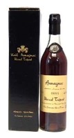 Lot 112 - 1 bottle 1935 Armagnac (boxed).