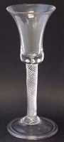 Lot 152 - 18th century wine glass.