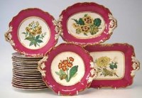 Lot 210 - 19th century dessert service.