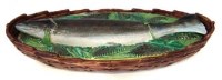 Lot 220 - Minton majolica fish dish.
