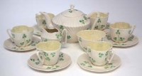 Lot 226 - Belleek tea service.