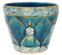 Lot 246 - Minton Seccessionist Jardiniere  decorated with
