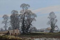 Lot 444 - Vincent Selby, Old Bridge, Derbyshire, oil.