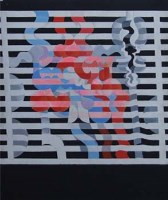 Lot 449 - Robert H. Lee, Venetian Blind I, acrylic.