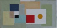 Lot 458 - E.H. Rogers, Abstract composition, oil.