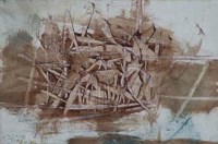 Lot 507 - Roy Durrant, Untitled, watercolour and gouache.