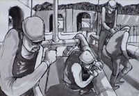 Lot 511 - George Large, Pipe Fitters, watercolour.