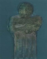 Lot 519 - George Kunkel, Figurative study, monoprint.