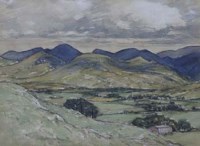 Lot 580 - Sir Charles John Holmes, In the Lake District, watercolour.