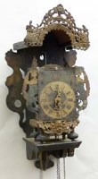 Lot 620 - Freisland stoelklok clock and hooded wall bracket