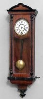Lot 635 - Miniature Vienna type wall clock