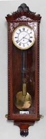 Lot 636 - Vienna rosewood wall clock.