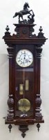 Lot 639 - German Vienna type wall clock