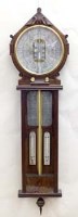 Lot 647 - Victorian oak cased Admiral Fitzroy's 'Royal Polytechnic Barometer'