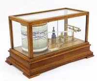 Lot 667 - Mason of Dublin cased barograph.