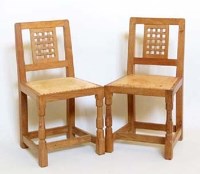 Lot 694 - Mouseman chairs