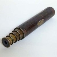 Lot 15 - JH Steward four-draw brass telescope
