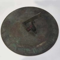 Lot 17 - Miller and Adie (Edinburgh) sun dial.