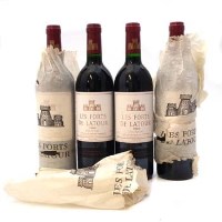 Lot 48 - Les Forts De Latour 1993   Pauillac 1993, four
