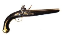 Lot 68 - Flintlock holster pistol probably Turkish   with
