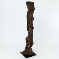 Lot 149 - Dogon Tellem standing hardwood figure, Mali, its