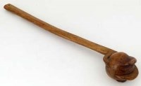 Lot 160 - Ojibwa ja-dagna wooden club, North America, the