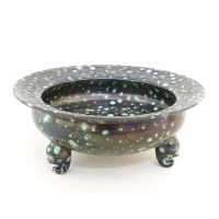 Lot 212 - Bronze effect porcelain bowl.