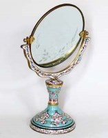 Lot 254 - Chinese cloisonne mirror