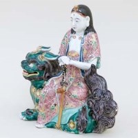 Lot 262 - Chinese famille verte figure group