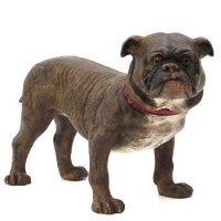 Lot 349 - Austrian terracotta dog.