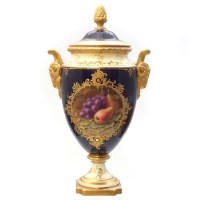 Lot 355 - Coalport chivers vase.