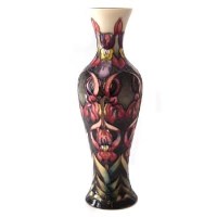 Lot 376 - Moorcroft Aotearoa pattern vase boxed