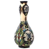Lot 386 - Moorcroft Centaurea pattern vase