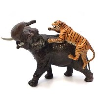 Lot 404 - Beswick elephant and tiger