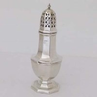 Lot 509 - Silver sugar sifter.