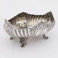 Lot 530 - Silver oval bowl, Birmingham 1906