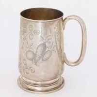 Lot 533 - Silver mug, Birmingham 1879
