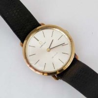 Lot 636 - Omega 9ct gold wristwatch, boxed.