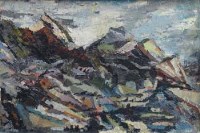 Lot 655 - Gwilym Prichard, Ynys Môn , oil.
