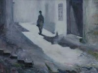 Lot 697 - G. Robson, Early Shift, oil.