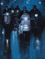 Lot 703 - David Barrow, Looking for Trouble, oil.