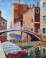 Lot 729 - Carl Jacobs, Venetian Experience, acrylic.